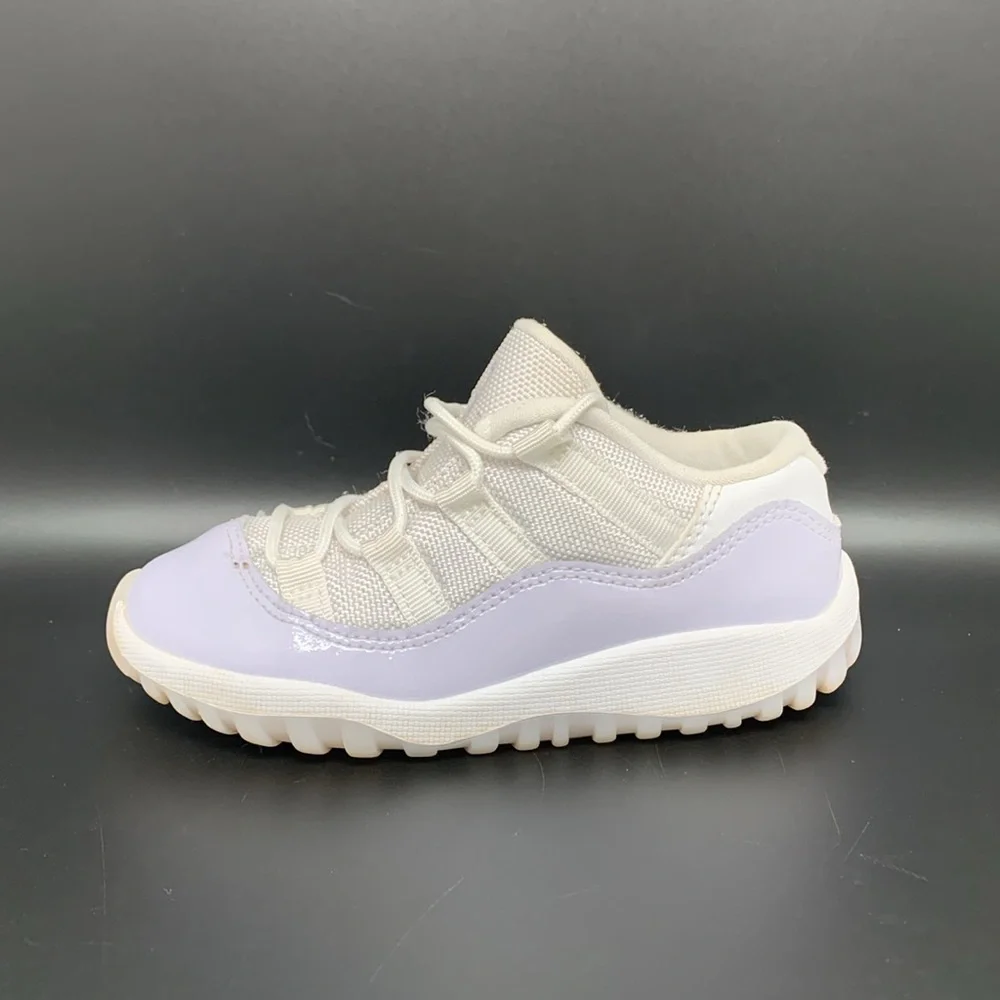 Jordan 11 Retro Low Pure Violet Shoes 645107-101‎ Toddler Sz 9C EU 26